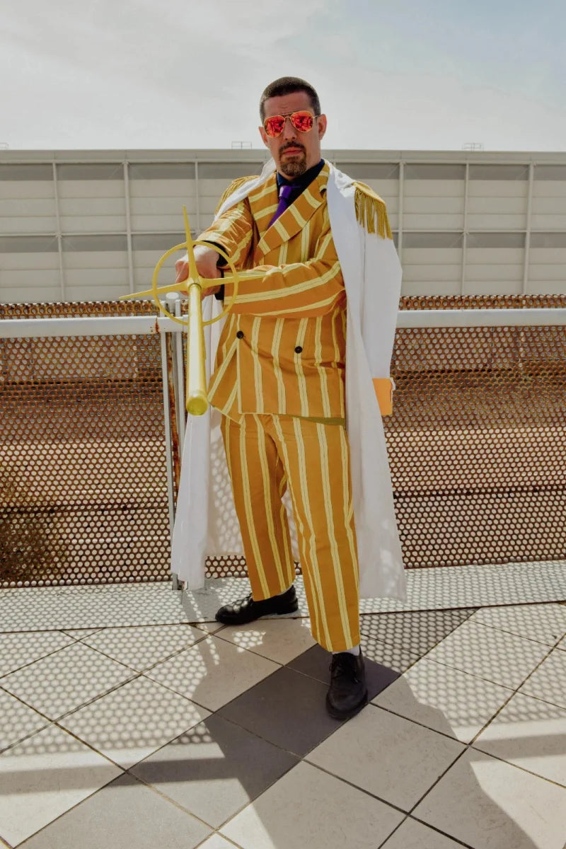 One Piece Admiral Kizaru Cosplay Cloak