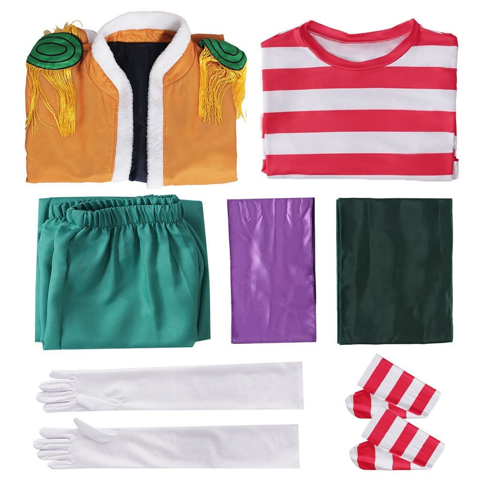 One Piece Clown Buggy Full Cosplay Costume