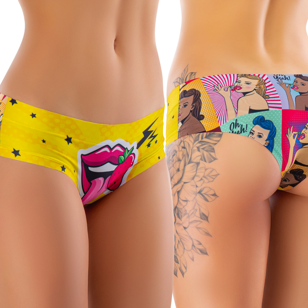 Memème Women’s Ultra-Comfortable INTRIGUE - Temptation - Panties | Breathable Cotton Crotch, Stretchy Fit