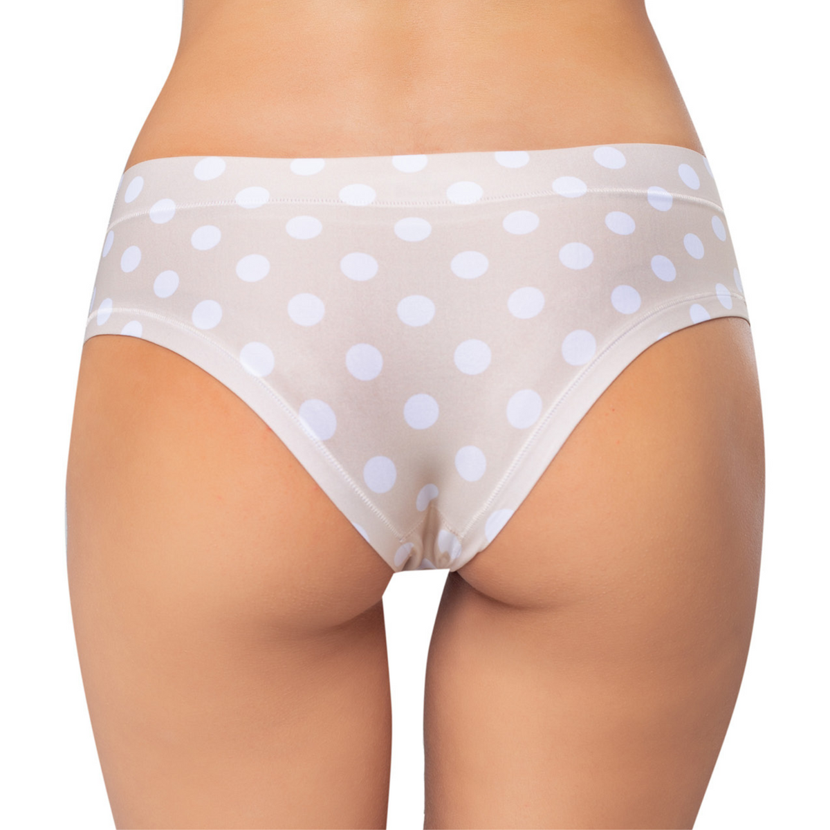 Memème Women’s Ultra-Comfortable POLKA DOT - Chamomile - Panties | Breathable Cotton Crotch, Stretchy Fit