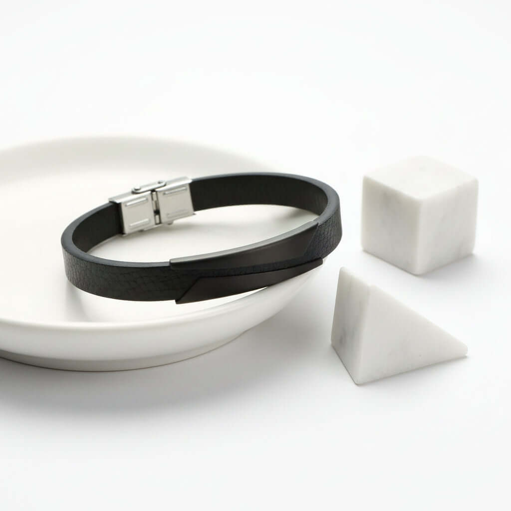 minimalist leather bracelet Women’s Microfiber Leather Bracelet