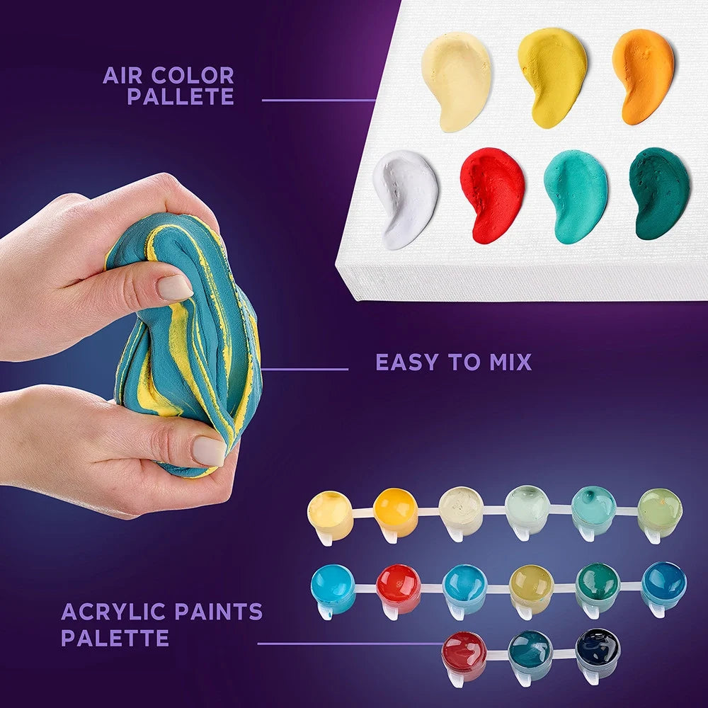3D modeling+painting kit "Hot air balloon flight"
