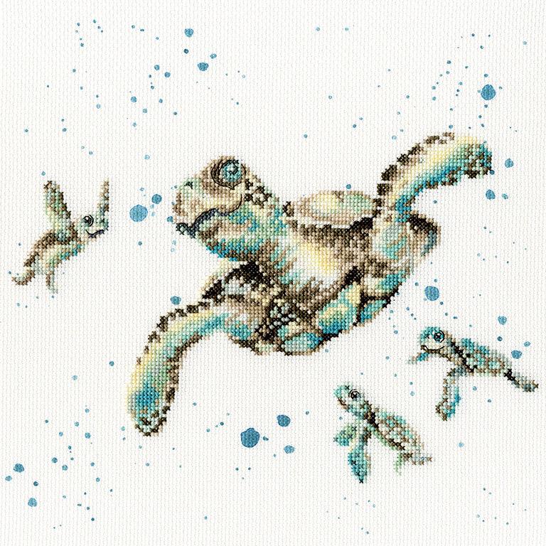 Swimming School Counted Cross Stitch Kit by Bothy Threads XHD64