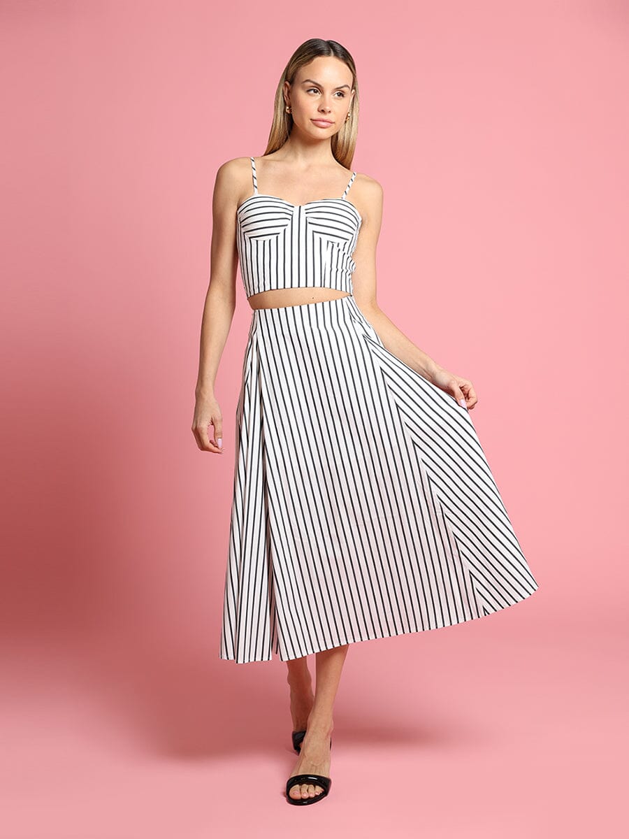 Vitalis Stripes Skirt