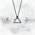 Viking Triangle Rune Pendant Necklace – Stainless Steel Norse Amulet with Wooden Gift Box